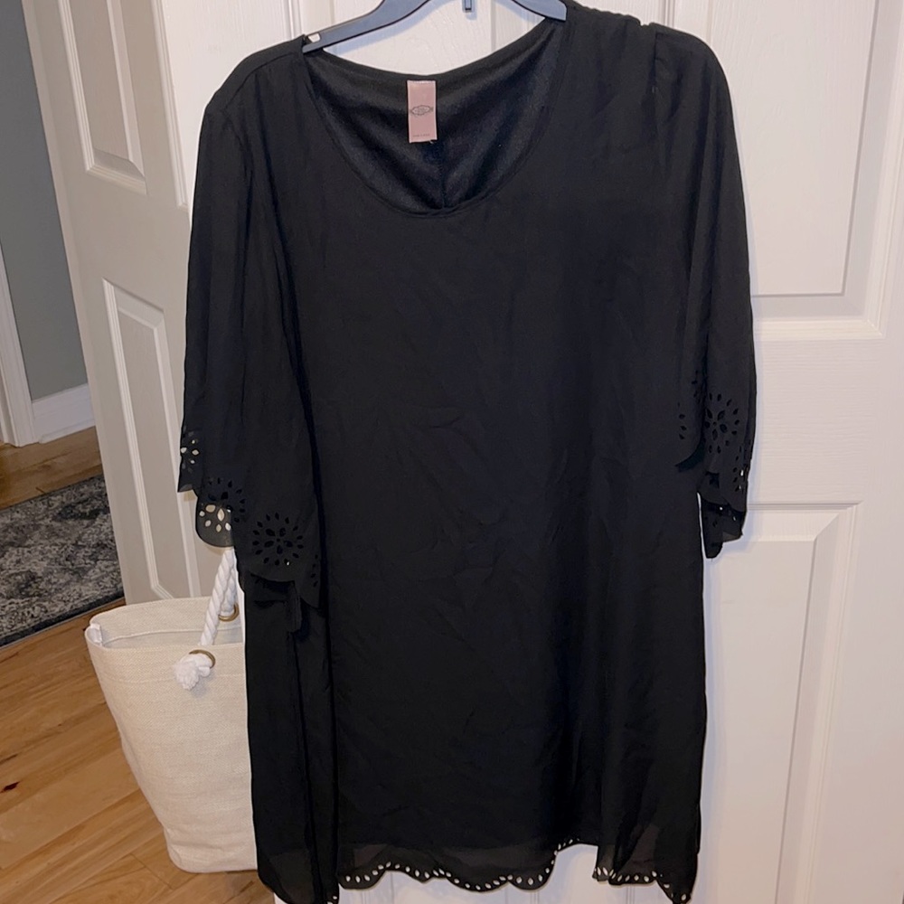 Pink Coconut Boutique Long Sleeve Dress- Lightweight- XL
